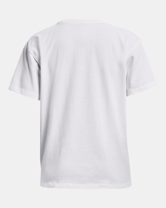 Camiseta de manga corta gruesa UA Make All para mujer, White, pdpMainDesktop image number 6